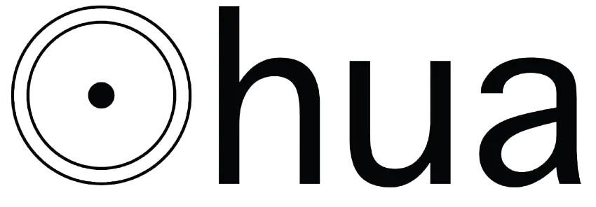 A black and white image of the letters h, l, u.